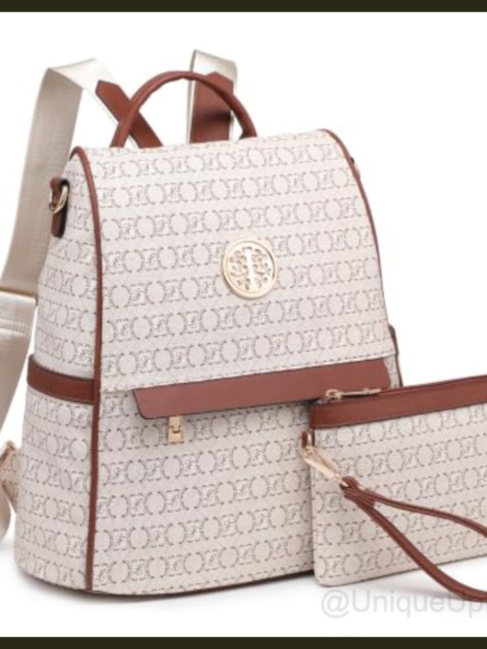 Faux Leather Convertible Anti-Theft Backpack Purse for Women